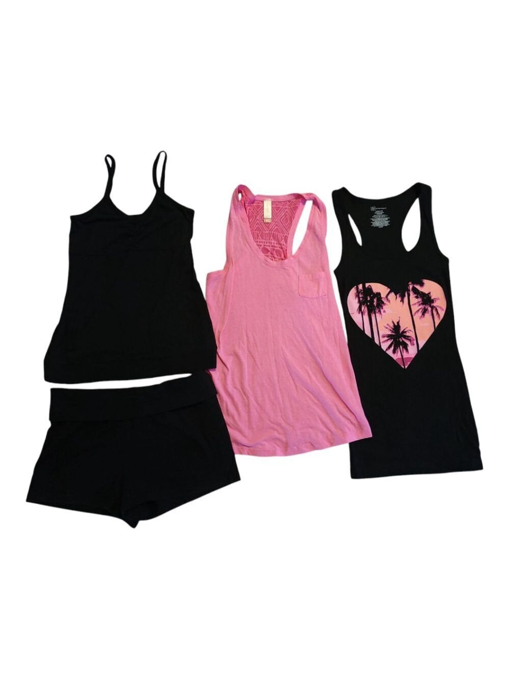 Trendy Junior Outfit Bundle: 3 Tops, 1 Short